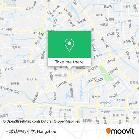 三墩镇中心小学 map