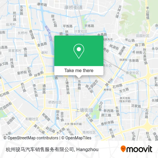 杭州骏马汽车销售服务有限公司 map