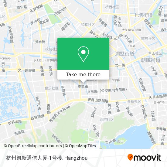 杭州凯新通信大厦-1号楼 map
