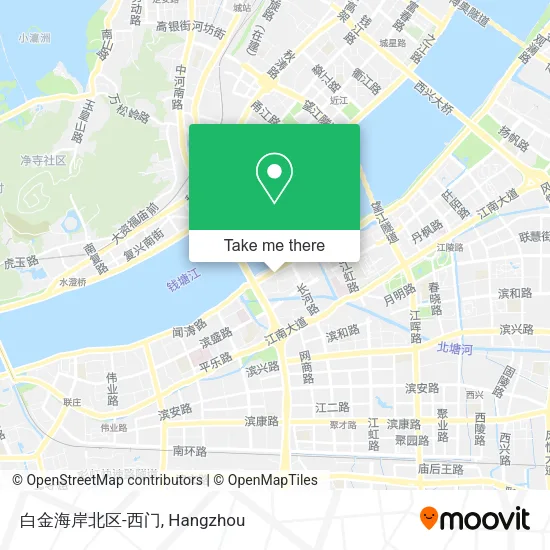 白金海岸北区-西门 map