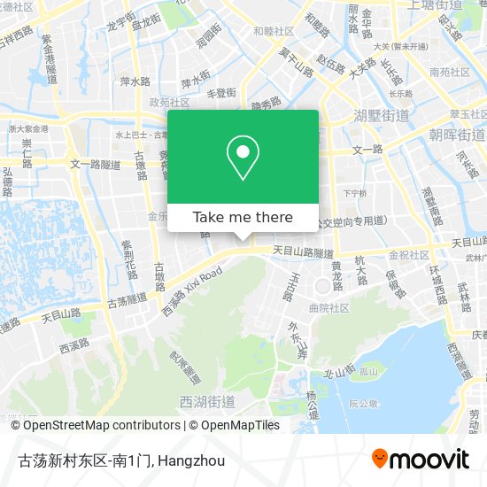 古荡新村东区-南1门 map