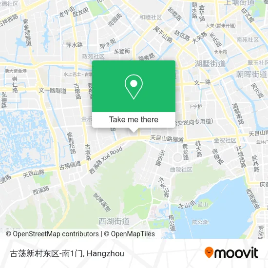 古荡新村东区-南1门 map