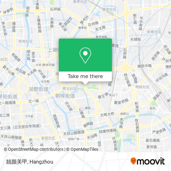 靓颜美甲 map
