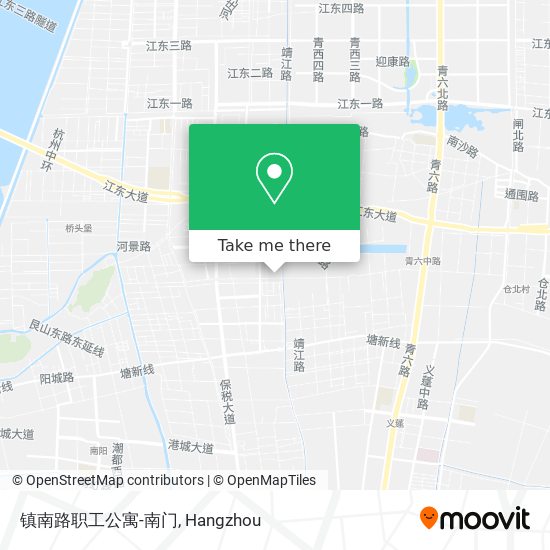 镇南路职工公寓-南门 map