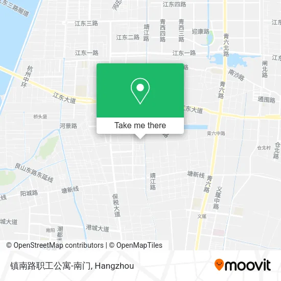 镇南路职工公寓-南门 map