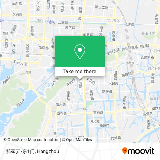 郁家弄-东1门 map