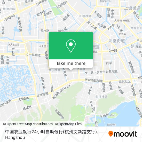 中国农业银行24小时自助银行(杭州文新路支行) map
