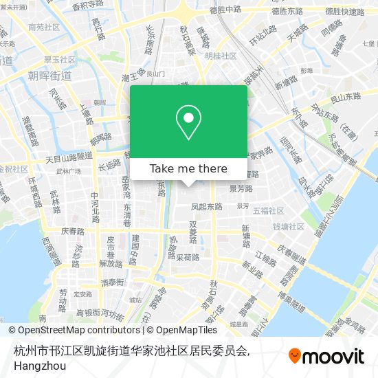 杭州市邗江区凯旋街道华家池社区居民委员会 map
