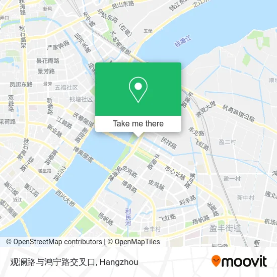 观澜路与鸿宁路交叉口 map