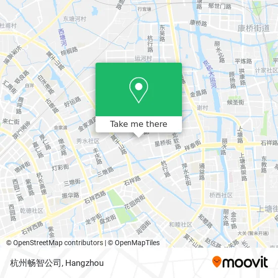 杭州畅智公司 map