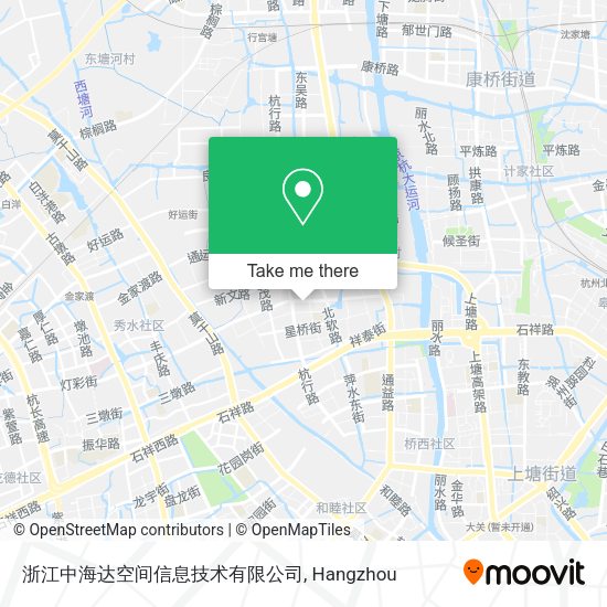 浙江中海达空间信息技术有限公司 map