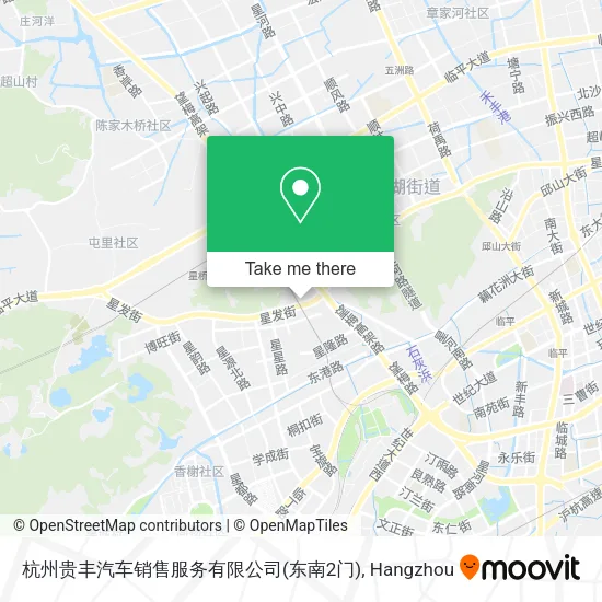 杭州贵丰汽车销售服务有限公司(东南2门) map