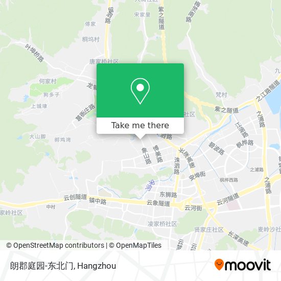 朗郡庭园-东北门 map