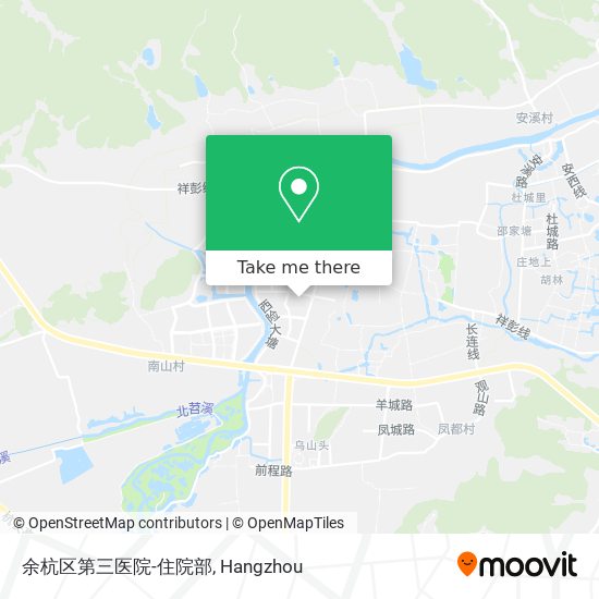 余杭区第三医院-住院部 map