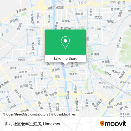 谢村社区老年过渡房 map