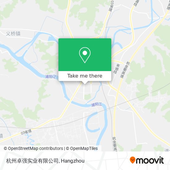 杭州卓强实业有限公司 map