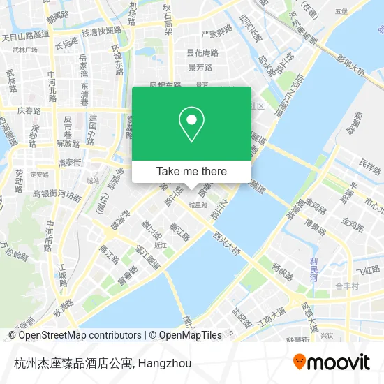 杭州杰座臻品酒店公寓 map