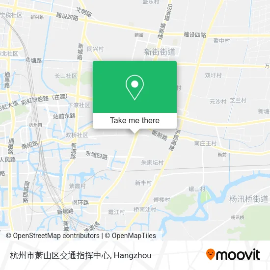 杭州市萧山区交通指挥中心 map