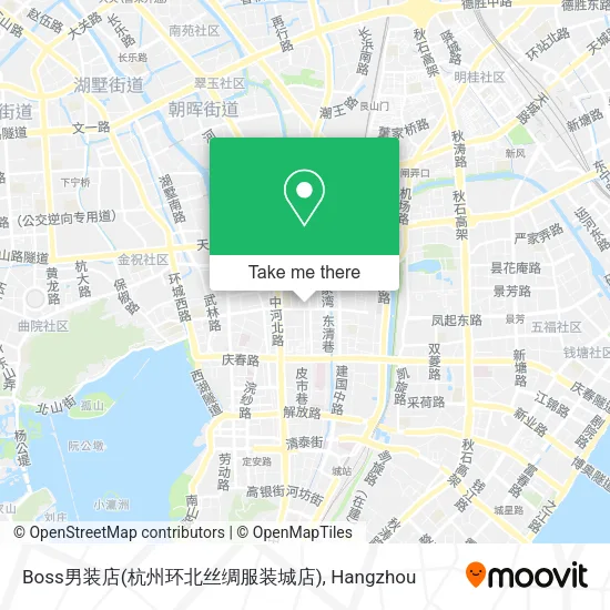 Boss男装店(杭州环北丝绸服装城店) map