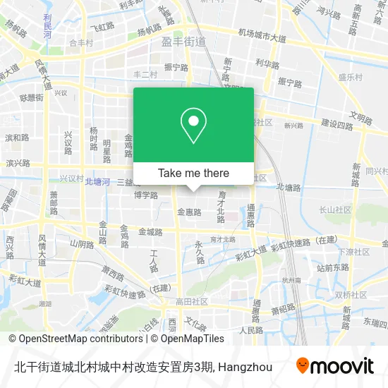 北干街道城北村城中村改造安置房3期 map