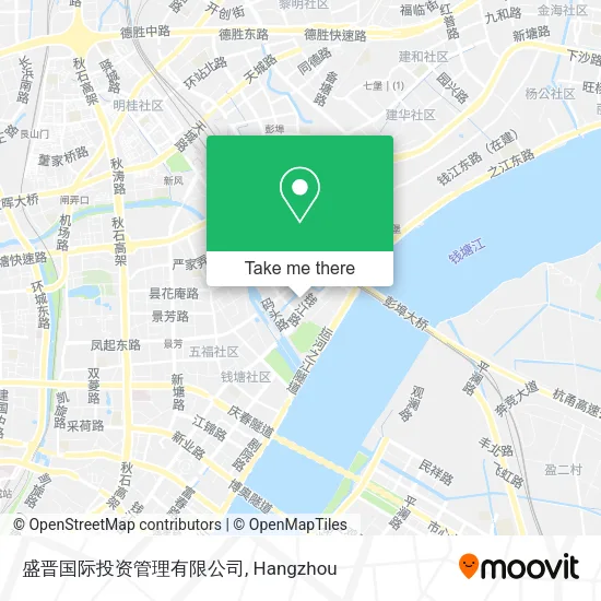 盛晋国际投资管理有限公司 map