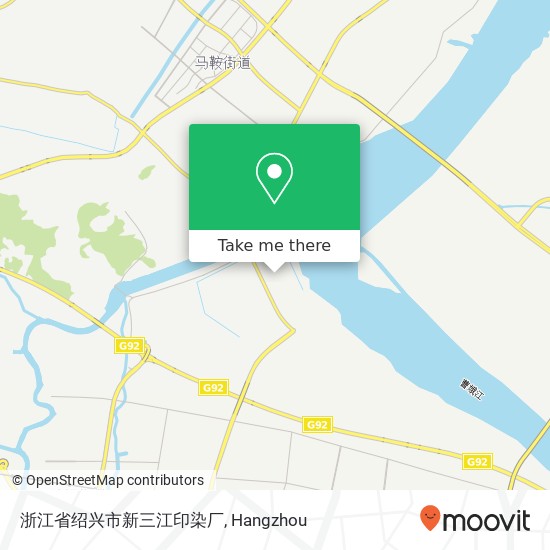 浙江省绍兴市新三江印染厂 map