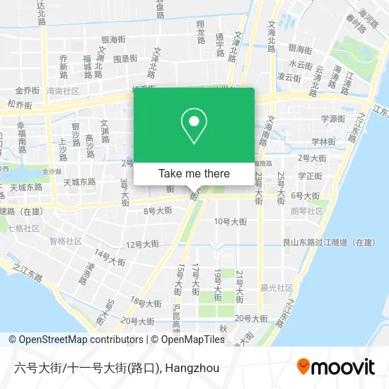 六号大街/十一号大街(路口) map