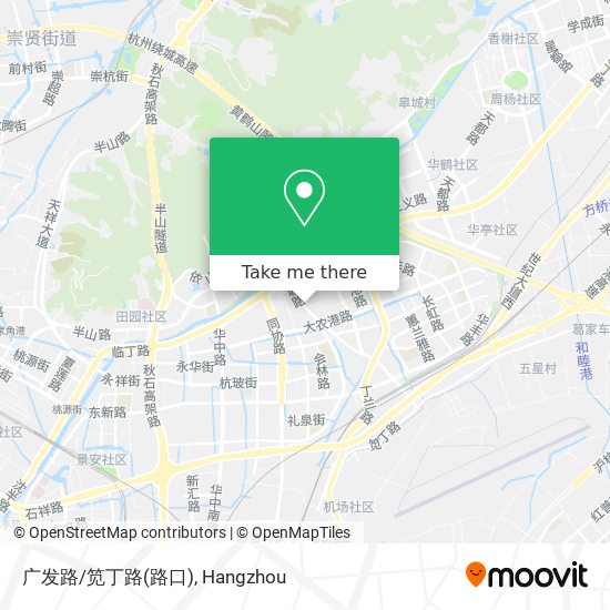 广发路/笕丁路(路口) map