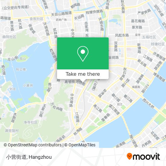 小营街道 map