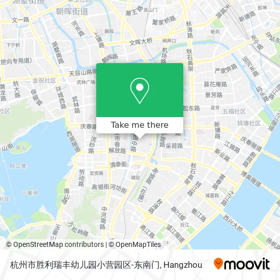 杭州市胜利瑞丰幼儿园小营园区-东南门 map