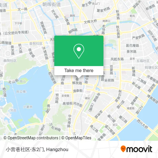 小营巷社区-东2门 map