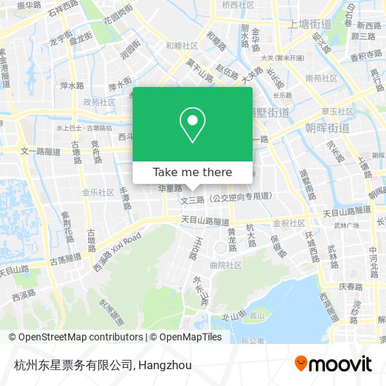 杭州东星票务有限公司 map