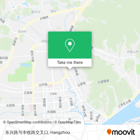 东兴路与丰收路交叉口 map