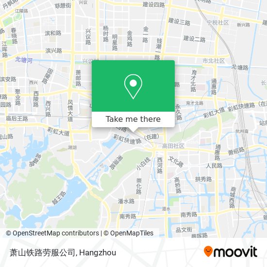 萧山铁路劳服公司 map