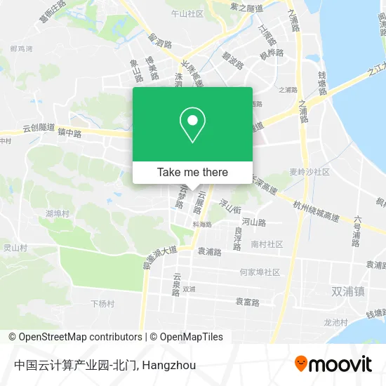 中国云计算产业园-北门 map