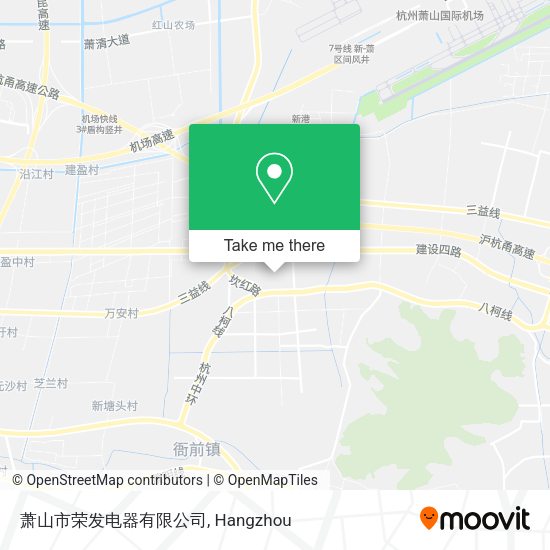 萧山市荣发电器有限公司 map