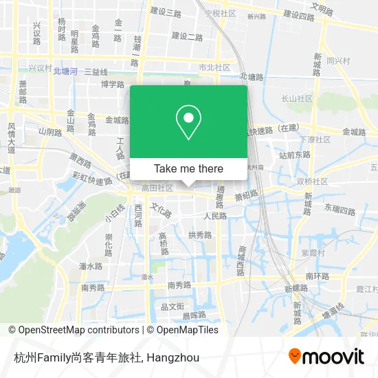杭州Family尚客青年旅社 map