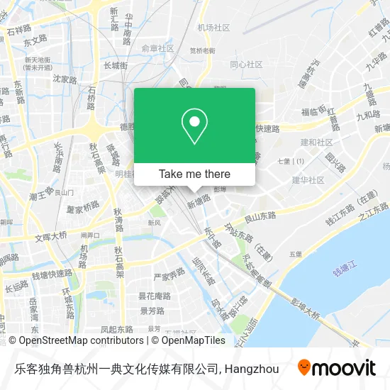 乐客独角兽杭州一典文化传媒有限公司 map