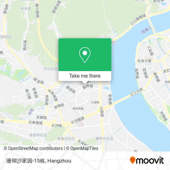 珊瑚沙家园-15栋 map