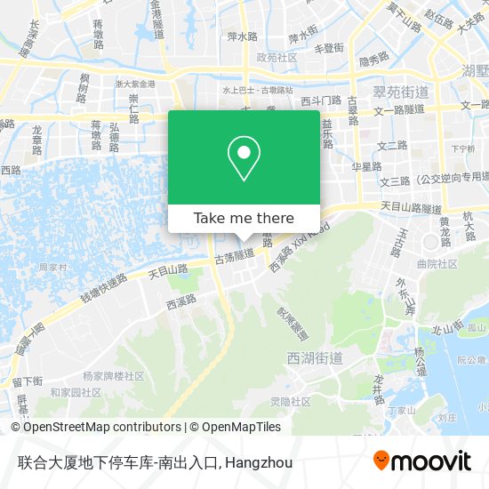 联合大厦地下停车库-南出入口 map