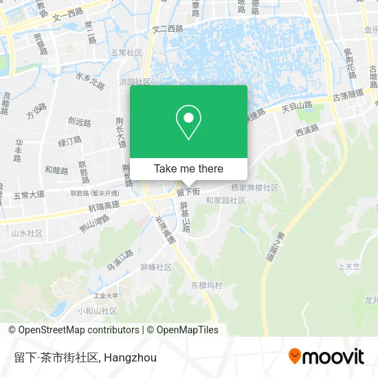 留下·茶市街社区 map