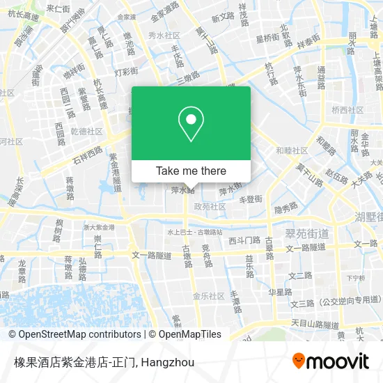 橡果酒店紫金港店-正门 map