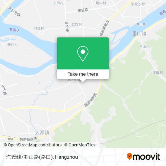汽觃线/罗山路(路口) map