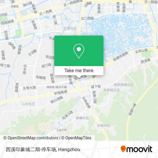 西溪印象城二期-停车场 map