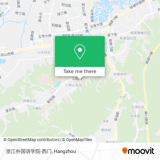 浙江外国语学院-西门 map