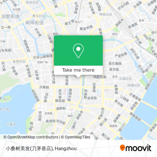 小桑树美发(刀茅巷店) map