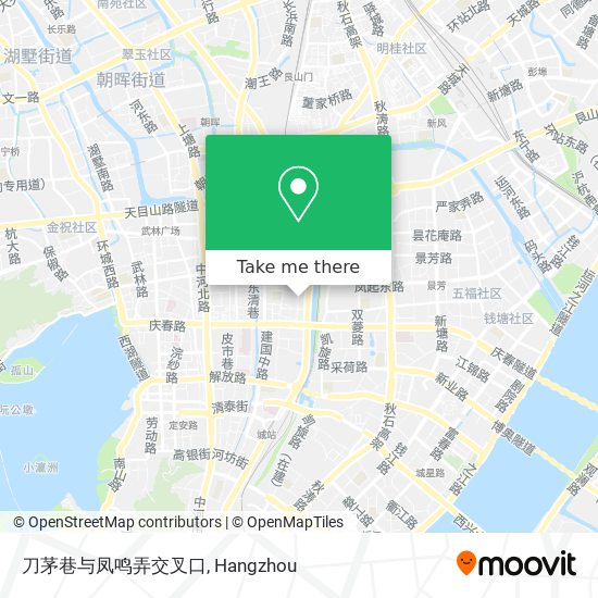 刀茅巷与凤鸣弄交叉口 map