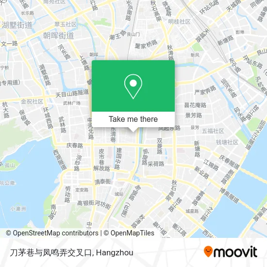 刀茅巷与凤鸣弄交叉口 map