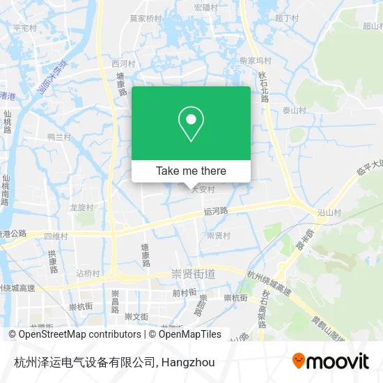 杭州泽运电气设备有限公司 map