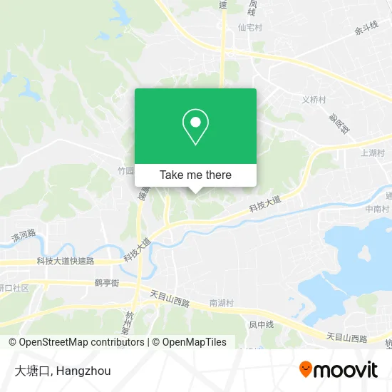 大塘口 map